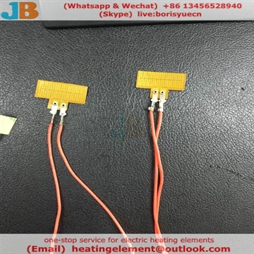 Dia25mm व्यास के साथ 6.5mm छेद तार के साथ 500mm USB प्लग Kapton फिल्म हीटर